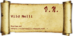 Vild Nelli névjegykártya